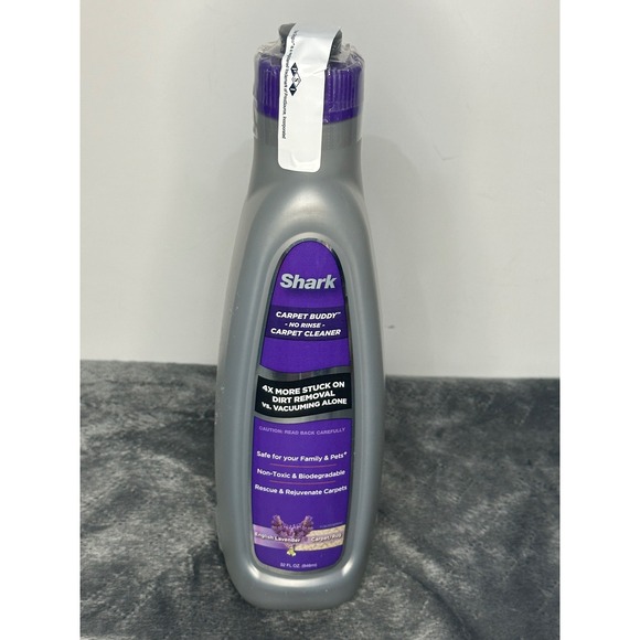 New & Sealed Shark Carpet Buddy No Rinse Cleaner Shampoo English Lavender 32 Oz - Picture 1 of 5